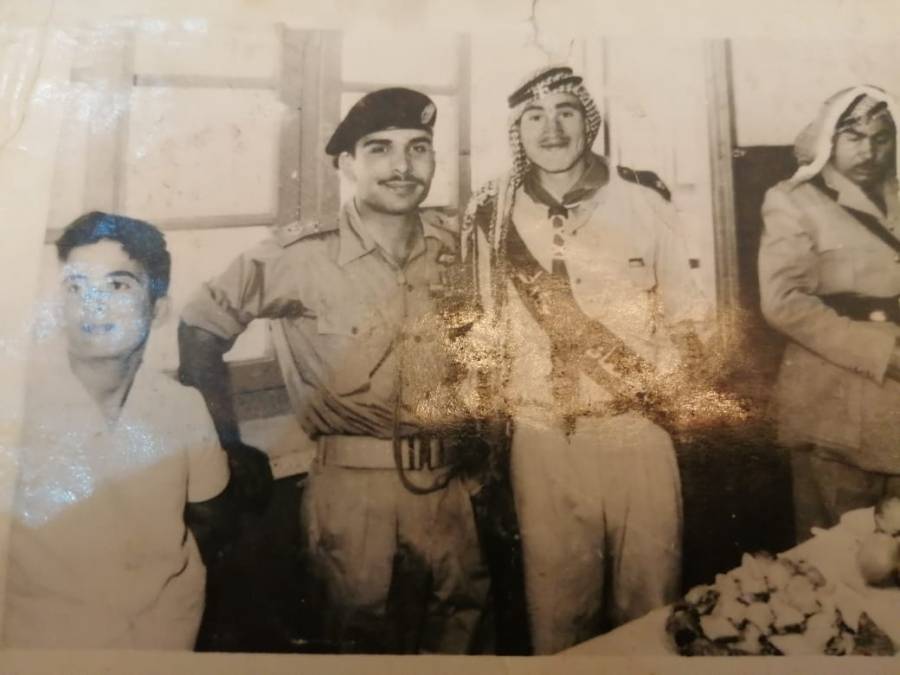 صورة نادرة من ذاكرة الوطنالحسين والحسن في زيارة لمعان بأواسط الخمسينات من القرن الماضي