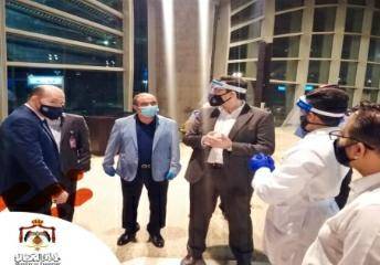 سيف يستقبل  اول طائرة ضمن الطيران المنتظم في مطار الملكة علياء الدولي