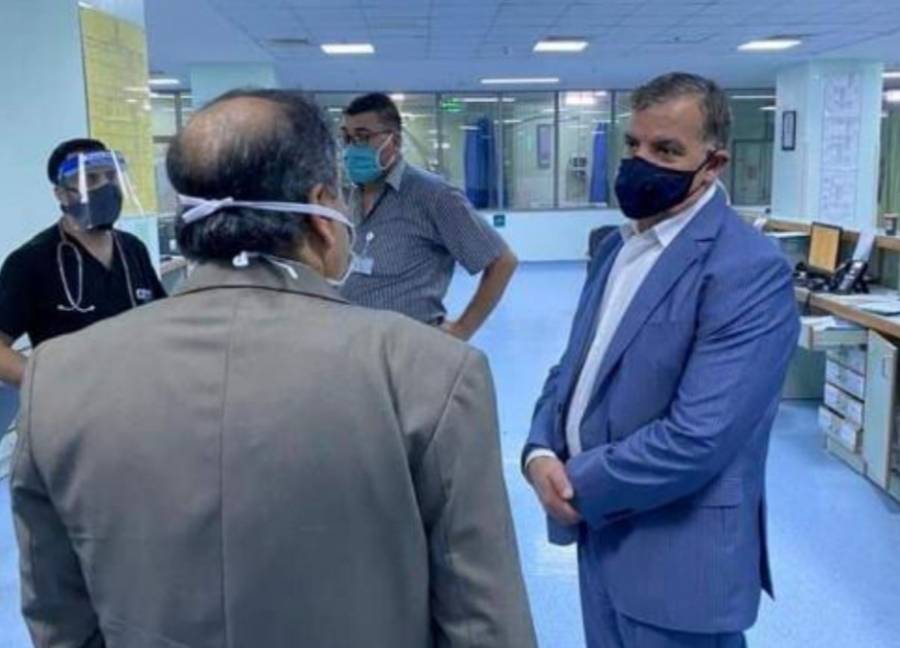 جابر يزور مستشفى الزرقاء الحكومي