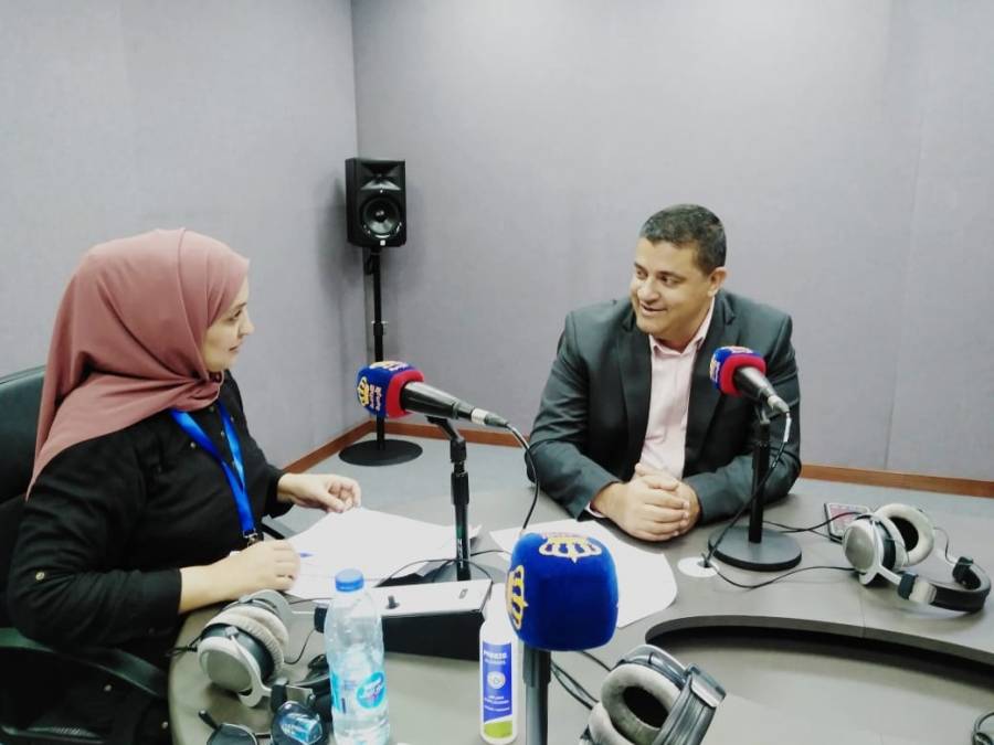 الإذاعة الأردنية تستضيف المهندس احمد الفساطلة للحديث عن أبرز الملفات التنموية والاقتصادية