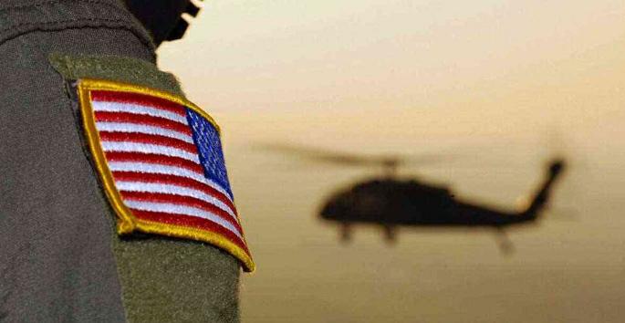 سقوط مروحية أمريكية في سورية