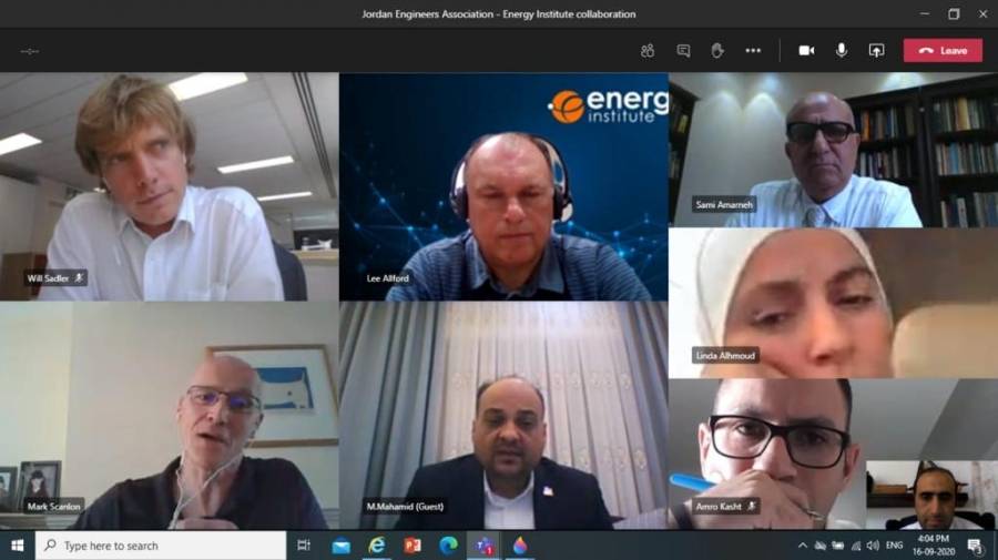 المهندسين ومعهد الطاقة البريطاني يناقشان أفق التعاون المشترك