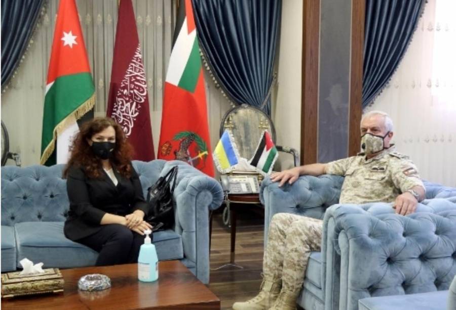 الحنيطي يستقبل السفيرة الأوكرانية