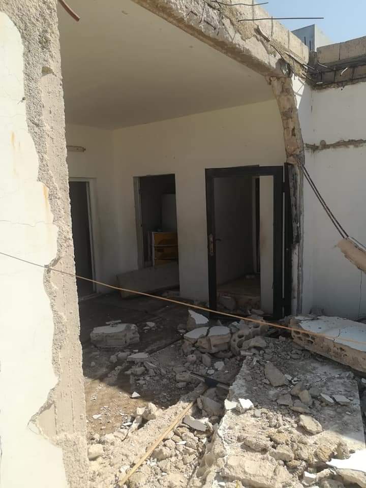 تسرب غاز ادى الى انفجار منزل