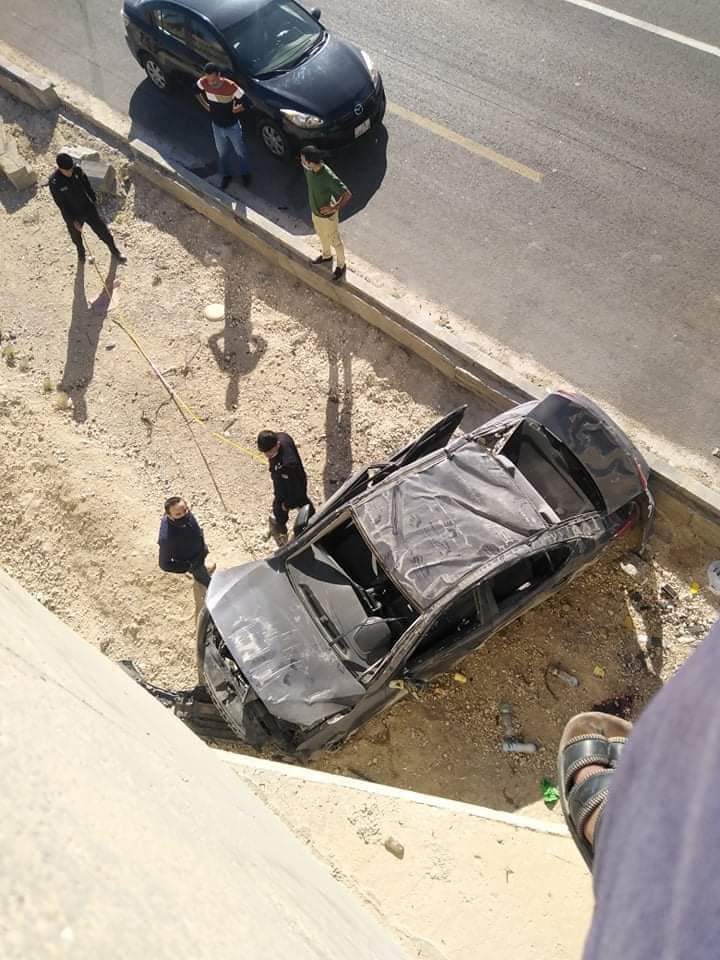 وفاة وخمس إصابات بحادث مروع على الصحراوي( صور)