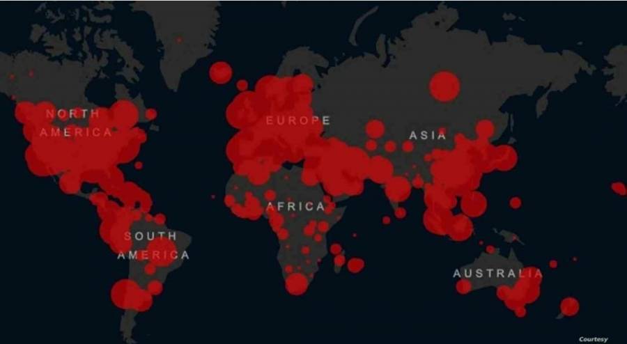 ارتفاع قياسي في حالات الإصابة اليومية بكورونا في العالم