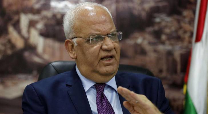 تدهور الوضع الصحي لصائب عريقات