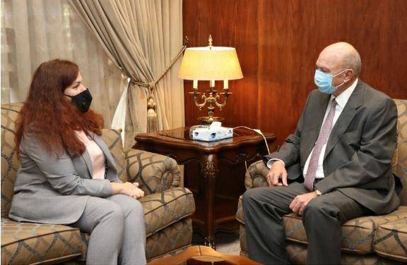 الفايز يلتقي سفيرة اوكرانيا لدى المملكة