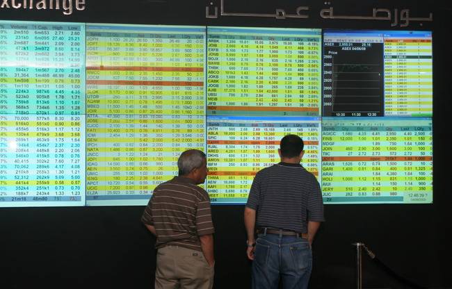 ملخص اليومي لحجم تداول الاسهم في بورصة عمان لجلسة يوم الثلاثاء .