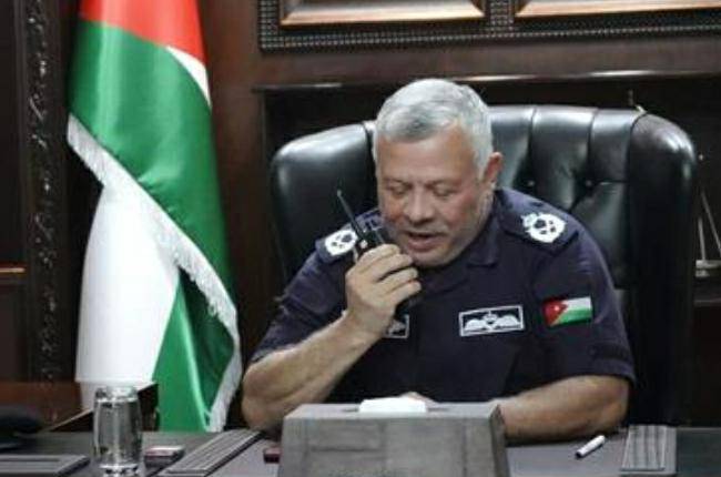 جلالة القائد الأعلى في الأمن العام