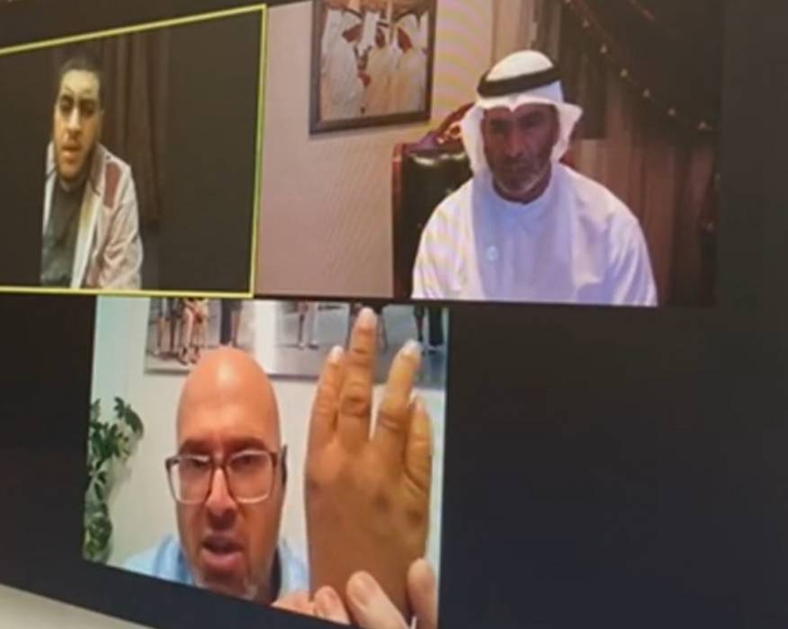 صانع الأمل الإماراتي أحمد الفلاسي يعلن عن بدء رحلة علاج الفتى صالح