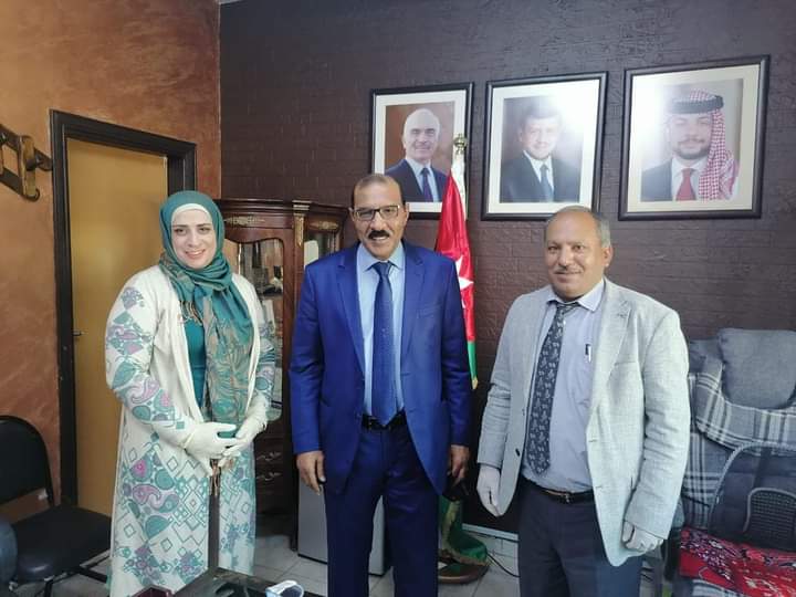 النائب ابوزيد يزور مديرية تربية لواء سحاب.