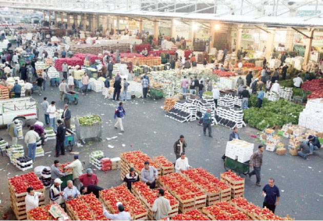 وزيرا العمل والتنمية الاجتماعية يزوران سوق الخضار المركزي