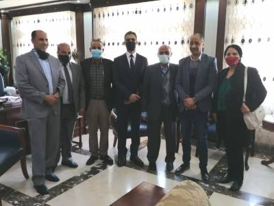 مدير الضمان يستقبل اللجنة الممثلة لائتلاف المواقع الالكترونية