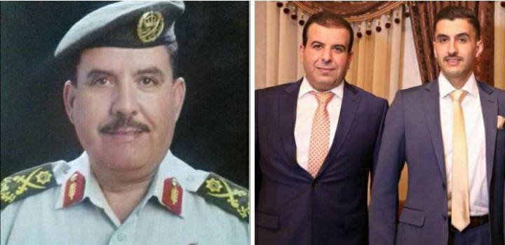 الفريق غازي الطيب يبارك للقاضي محمد نجل اللواء المرحوم  ناصر الخوالدة