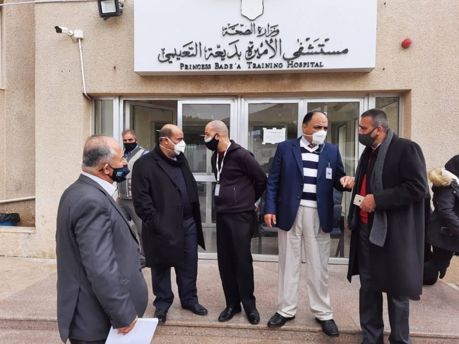 التميمي يتفقد مستشفيات ومراكز صحية بإربد