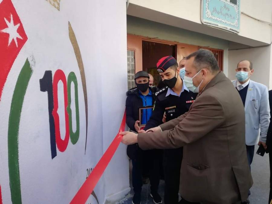 مدرسة ام قصير والمقابلين تحتفل بمئوية الدولة الأردنية