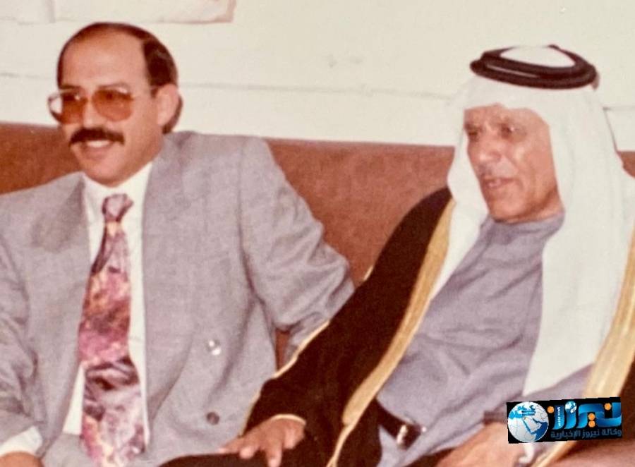 صورة من ذاكرة الوطن الشيخ مفلح اللوزي ومحمود العرموطي