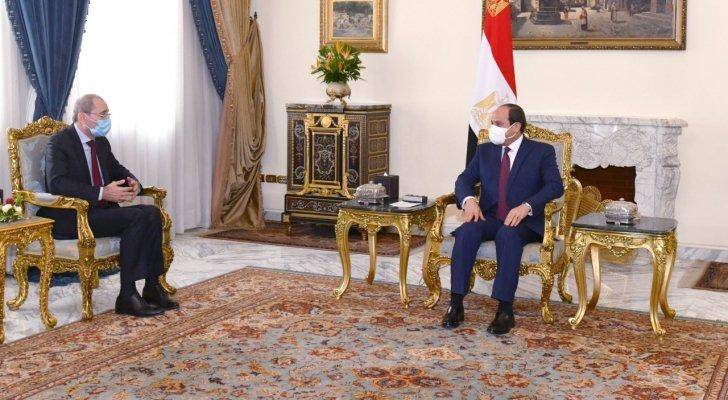 الصفدي يلتقي السيسي