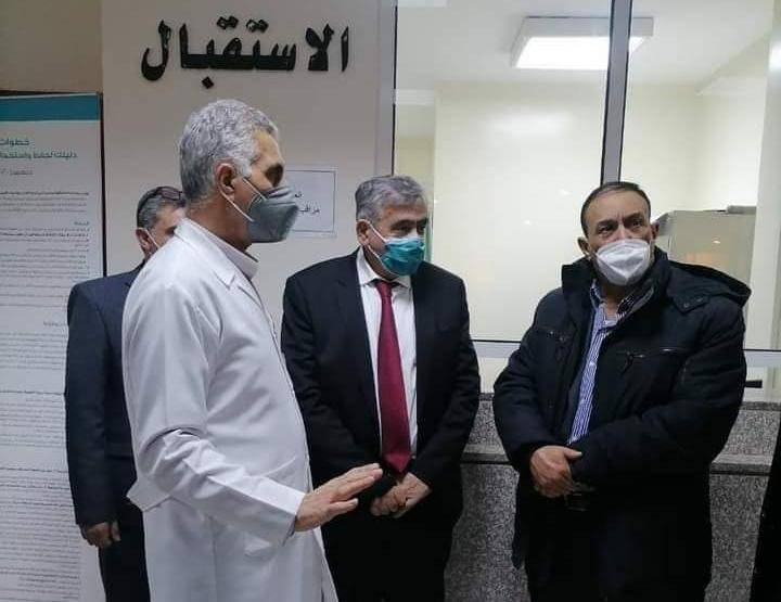 وزير الصحة يزور مركز صحي الجبيهه الشامل