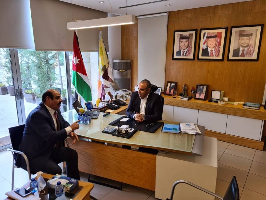 أمين عمان يلتقي رئيس اتحاد الكُتّاب والأُدباء الأردنيين