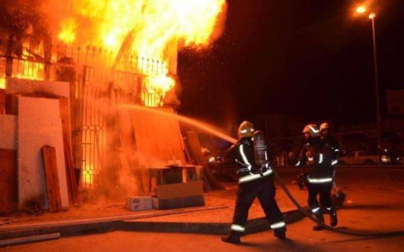 وفاة طفلة إثر حريق منزل بعمان