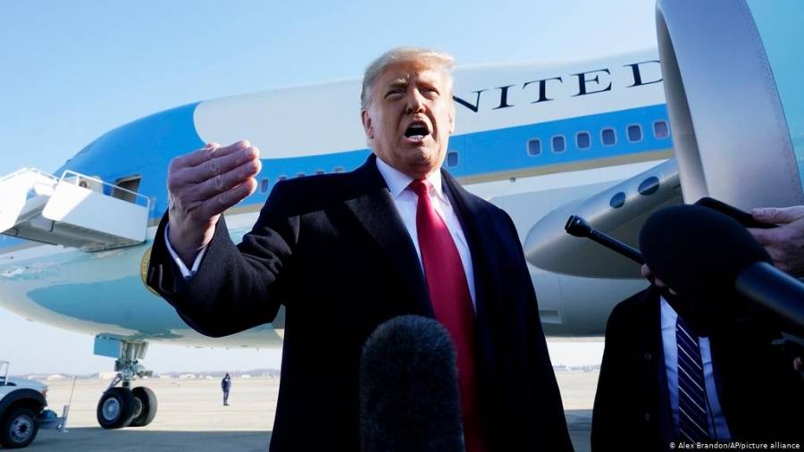 ترامب يلقي خطاب الوداع