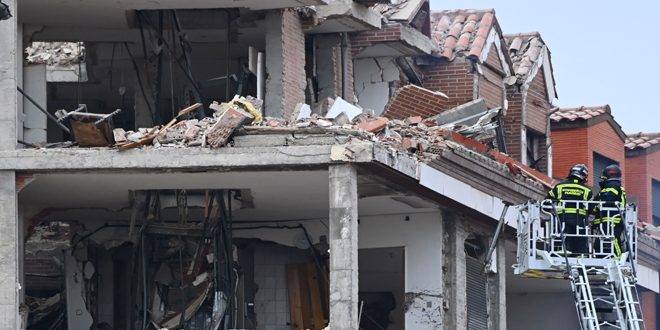 قتيلان بانفجار عنيف هز العاصمة الإسبانية مدريد