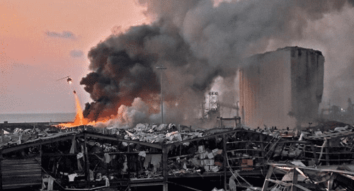 بيروت تتخلص من الحاويات الـ52