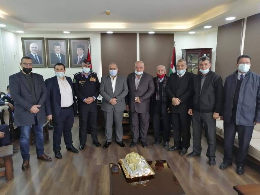 محافظ اربد يستضيف رئيس وأعضاء غرفة تجارة اربد