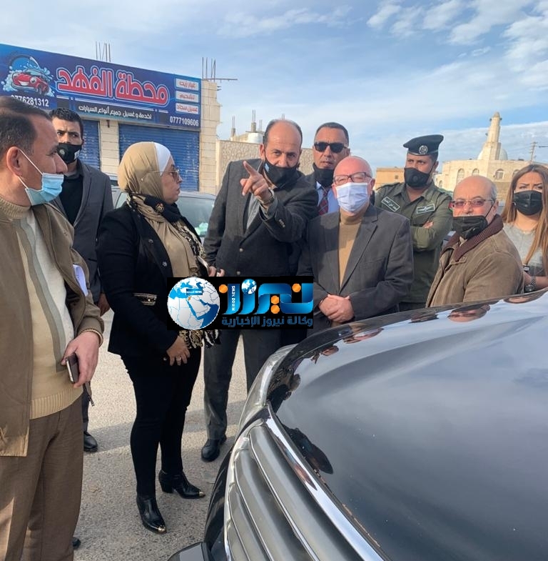 وزير الأشغال يتفقد واقع الطرق في لواء الموقر.. صور
