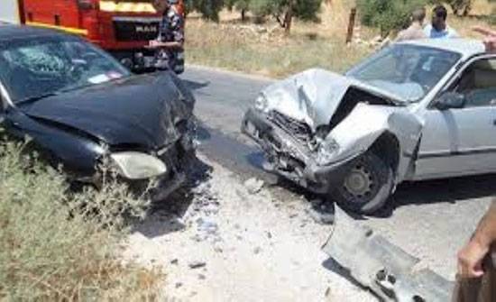 وفاة شخص واصابة ستة آخرين اثر حادث تصادم في محافظة اربد