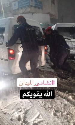 ولي العهد لنشامى الميدان: الله يقويكم  صور