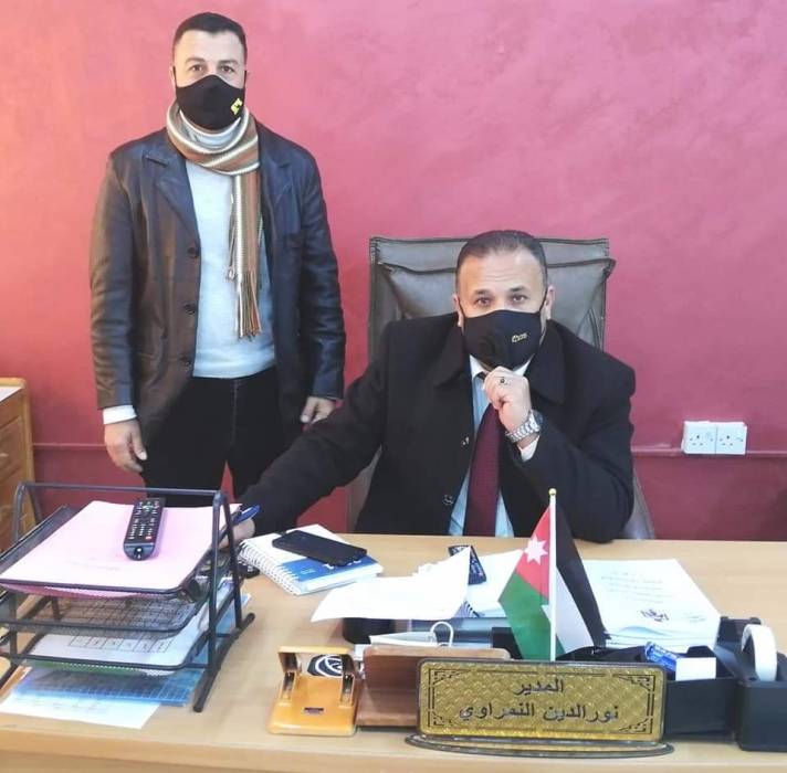 مدير الشؤون التعليمية والفنية يتفقد عدد من مدارس المديريةفي قصبة إربد