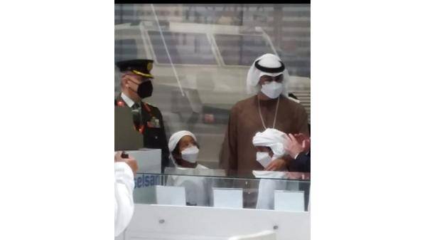 سمو الشيخ محمد بن زايد يزور جناح المركز الأردني للتصميم والتطوير في معرض 2021 IDEX