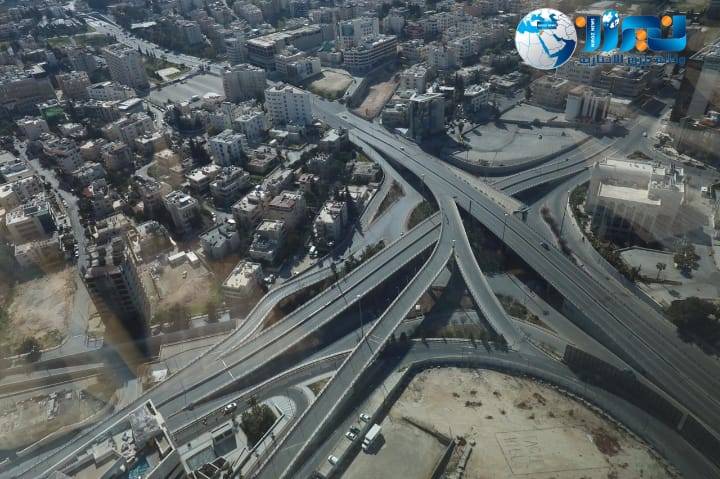 بالصور الحظر الشامل في العاصمة الأردنية عمان  بعدسة نيروز الاخبارية