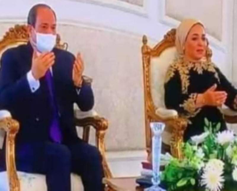 عقد قرآن نجل الرئيس المصري السيسي..صور