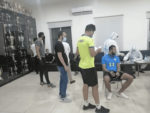 إصابة لاعبين بالفيصلي بفيروس كورونا