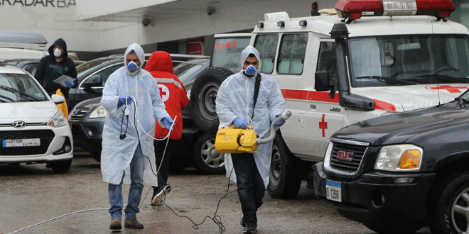 لبنان يسجل 42 وفاة ونحو 3 آلاف إصابة جديدة بكورونا