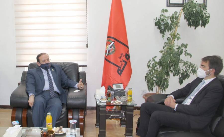 مدير المكتب الاقليمي لمنظمة  DAAD الألمانية يزور جامعة مؤتة