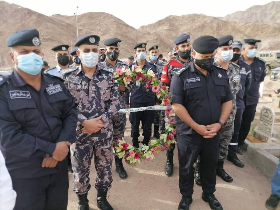 الامن العام يشيع جثمان الشرطي محمد الاحيوات