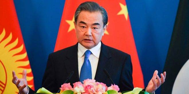 وزير الخارجية الصيني يدعو الولايات المتحدة إلى عدم التدخل في الشؤون الداخلية لبلاده