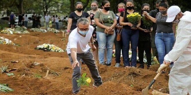 وفيات كورونا في البرازيل تقترب من 400 ألف حالة