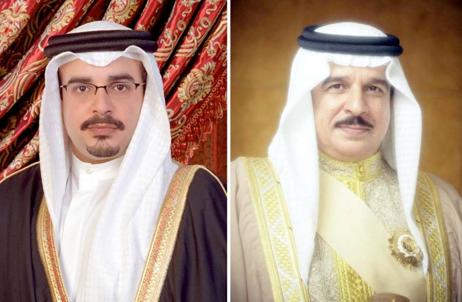 الملك حمد، وولي العهد يعزيان الملك عبدالله بوفاه الامير محمد بن طلال