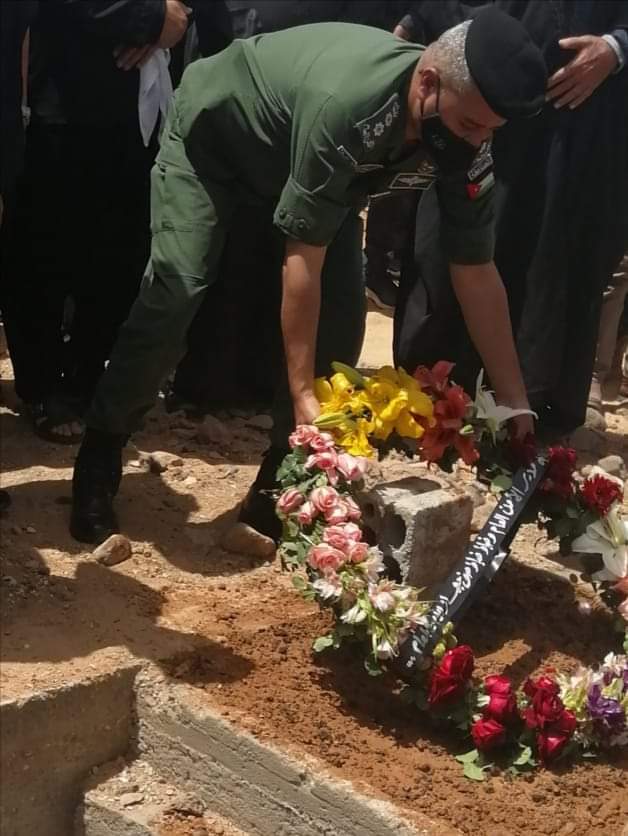 تشييع جثمان الرقيب قُصي ناصر كامل العفير