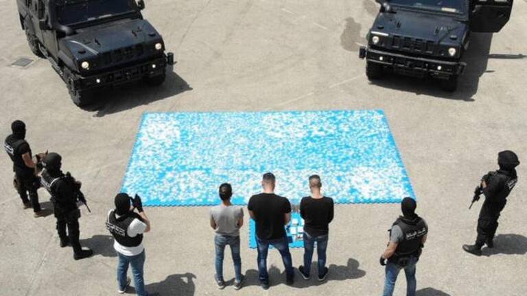 لبنان.. ضبط إحدى أكبر عمليات ترويج للمخدرات (فيديو)