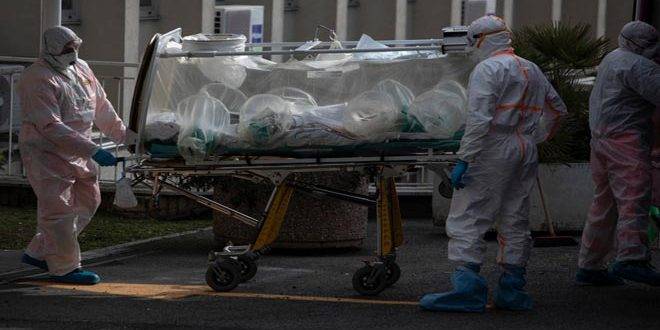 140 وفاة و3455 إصابة جديدة بفيروس كورونا في إيطاليا