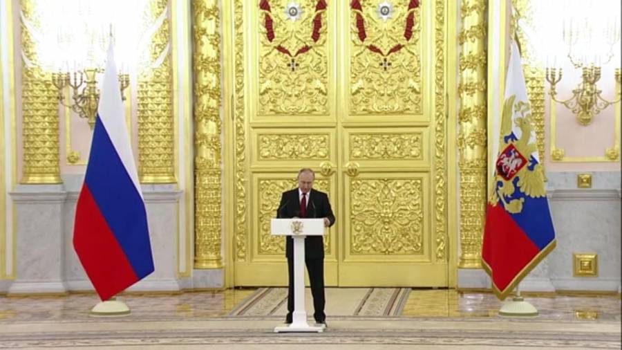 بوتين: موسكو  من الضروري إنهاء أعمال العنف في فلسطين