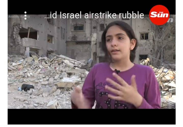 توقفوا عن بيع السلاح للاحتلال..  رسالة طفلة فلسطينية  للعالم