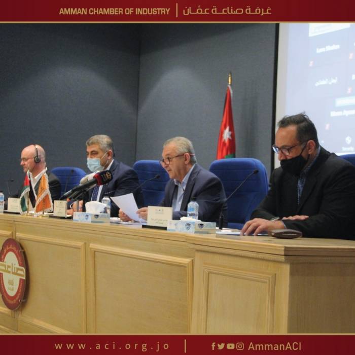 خلال حفل اطلاق حاضنة الاعمال الاولى في الأردن لمشاريع ريادة تدوير المخلفات العضوية في القطاع الصناعي